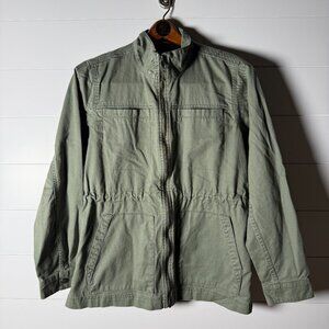 Gap Canvas 100% Cotton Khaki Green Barn Coat/Jacket Size Medium